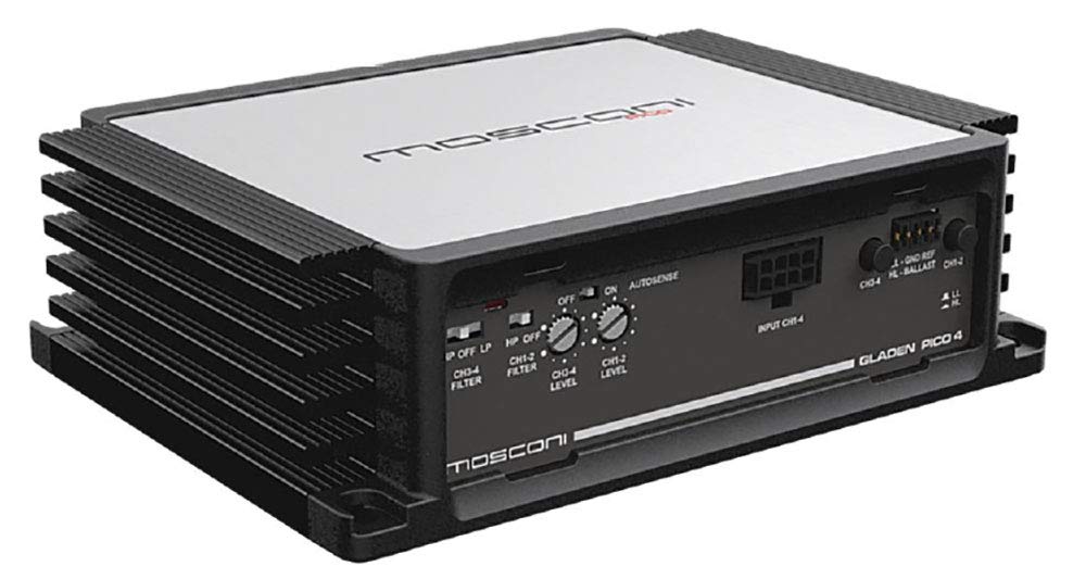 Amazon.co.jp: Mosconi PICO 4、4チャンネルクラスDアンプ:4 X 90w